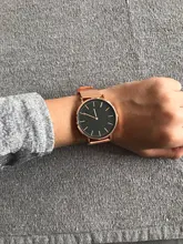 De Lujo reloj de oro rosa pulsera de las mujeres relojes de señoras de la marca reloj de cuarzo Casual mujer acero reloj de pulsera Montre Femme reloj
