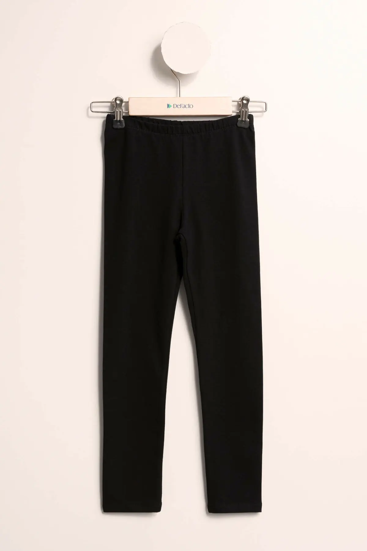 

DeFacto Girl Spring Black Long Pants Girls Casual Elastic Bottoms Girl Red Long Fit Slim Leggings-H9609A619SP