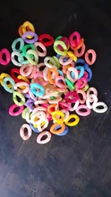 Accesorios para pájaros, ganchos de enlace en C, jaula columpio colorida para loros, juguetes, cuentas coloridas, suministros para pájaros, campanas, 100 Uds.