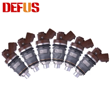 

DEFUS 6Pcs 800cc Side Fuel Injectors For Toyota Supra 1JZ-GTE 2JZ-GTE F809W MR2 Celica Supra Turbo OEM 1001-87092 100187092