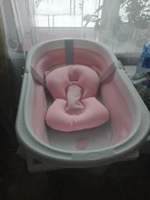 Bañera plegable grande para bebé, Cubo de baño portátil, base antideslizante, bañeras de baño portátiles para bebés recién nacidos, bañera antideslizante para niños