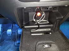 Tira de luces LED RGB para decoración de coche, luz de ambiente Interior con USB, Control remoto inalámbrico de música, múltiples modos