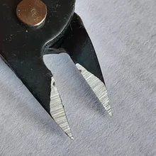 1 Uds azul de lado cizalla cortadora Clipper de cordón Alicates para alambre de joyería herramientas de alicates, herramientas y equipo