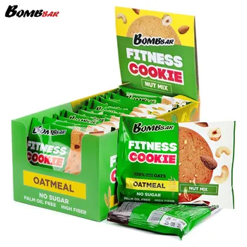 

Cookies bombbar fitness cookies (40g x 12 PCs) walnut mix