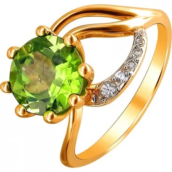 

Esthete ring with red gold cubic zirconia