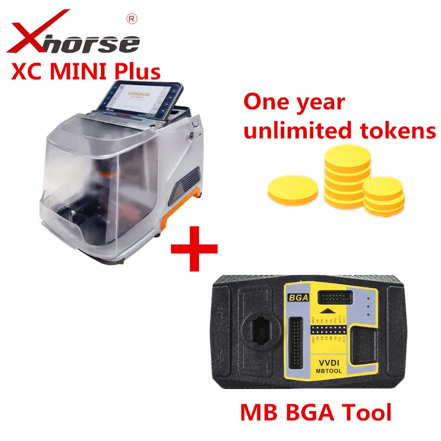 Xhorse iKeycutter CONDOR XC MINI Master Plus V4.9.0 VVDI MB BGA Tool получить неограниченные Жетоны Ony Year