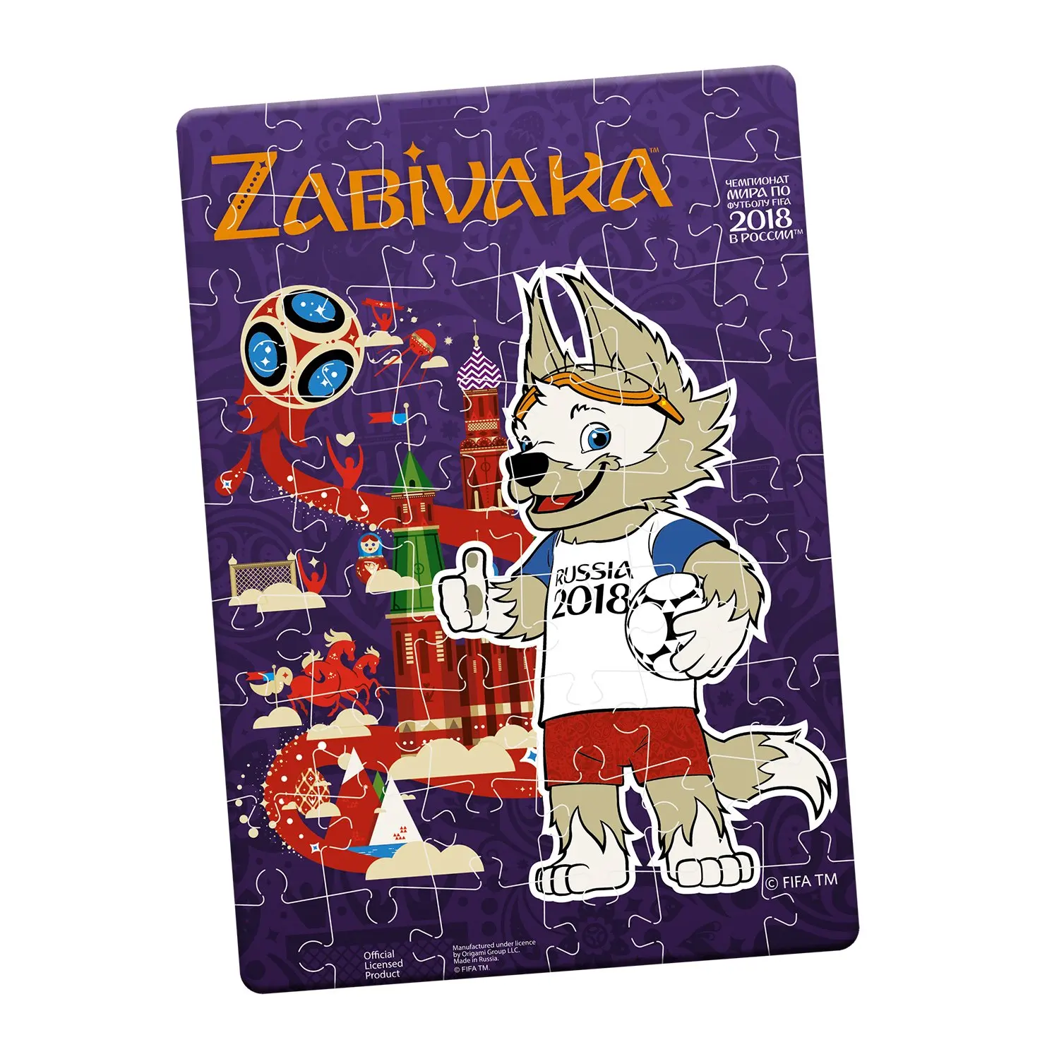 Пазл 2018 FIFA World Cup Russia TM Забивака (03785) 54 элемента в ассортименте