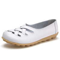 ALOHAKIM-zapatos planos blancos de verano, calzado nuevo, 2022