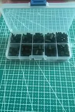 Tornillo de nailon M3NH1 M3, separador de nailon hexagonal Blanco/Negro, cabeza plana, espaciado de plástico de nailon, tuercas, 300 Uds.