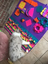 Sniffing Mat Play-Toys Feeding-Pad Nosework-Puzzle Food-Training-Blanket Pet-Dog Dogs