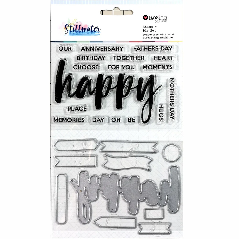 

CRZCrafter Clear Stamp And Metal Cutting Dies Set For Scrapbooking Cardmaking Journaling Decorations Stamps And Cutting Dies