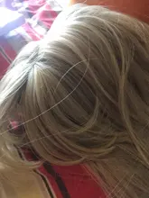 HENRY MARGU-Peluca de cabello sintético para mujer, largo ondulado, color rubio y marrón, fiesta de Cosplay, fibra resistente al calor Afro