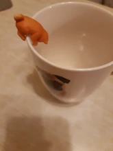 Mini perro en forma de Animal colgante para muñeca, tazón taza, llanta, adorno, decoración del hogar de escritorio