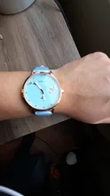 Reloj con diseño de esfera de mariposa para mujer, elegante, sencillo, de lujo, a la moda, informal, de cuero y cuarzo