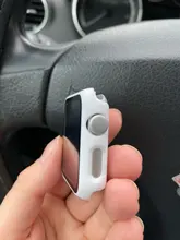 Para carcasa de reloj Apple 44mm 40mm iWatch 42mm 38mm parachoques de templado de vidrio de 44 42 38 42mm reloj de apple 4 4 5 SE 6