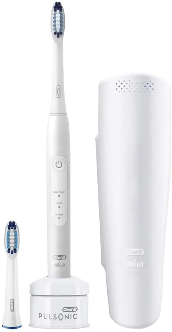 Spazzolino Dentale Sonico Bianco Adulto Oral-B Pul Sonic 2200-Spazzolino Elettrico (Batteria, Integrato, Ore)