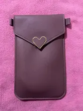 Cartera con pantalla táctil para teléfono móvil, bolso de mano con correa de cuero para Smartphone, Iphone X, S10, Huawei P20