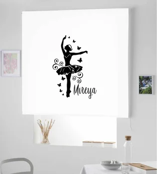 

Blind Iroa pesonalizable Youth/Ballerina Butterflies! ROLLER BLINDS TRANSLUCENT! (WHITE 100X175)