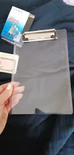 MIRUI-Bloc de notas transparente A5, tablero para carpetas, papel de prueba, documentos, carpetas de plástico, suministro de papelería para escuela y oficina