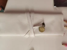 Nuevo estilo de cuero de la PU monedero bolsa de maquillaje Pem lápiz caso cosmético bolso Retro