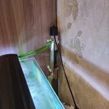 De acero inoxidable UV esterilizador de agua ultravioleta de lámpara de tubo directo beber agua Filtro de desinfección de peces de acuario tanque purificador