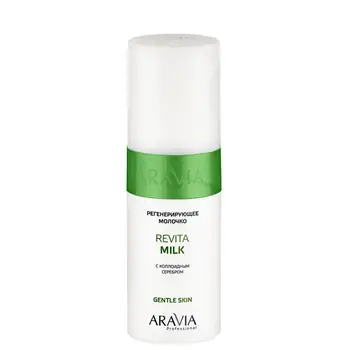 

Cleanser facial and body регенерирующее with коллоидным silver Revita milk, 150 ml, aravia professional