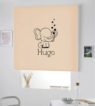 

Blind Iroa customizable Child/Elephant Hugo! ROLLER BLINDS TRANSLUCENT! (BEIGE 100X175)