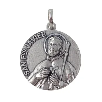 

Medal 925 Sterling silver m San Francisco Javier 21.6mm. Solid [AC0899GR] -Customizable-RECORDING INCLUDED IN THE PRICE