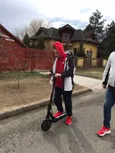 IScooter-Patinete eléctrico inteligente plegable para adultos, monopatín eléctrico con luz LED de 350W