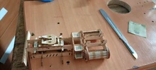 Robotime ROKR-modelo de tren en 3D de madera para niños, rompecabezas de madera, modelo de locomotora, juegos de construcción, regalo de cumpleaños