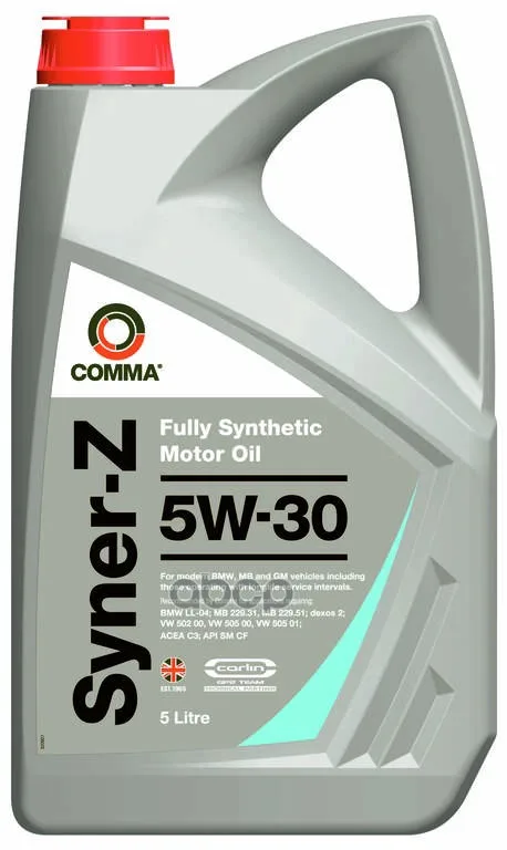 COMMA Масло Моторное 5w30 Comma 5л Синтетика Synerz Comma Syz5l