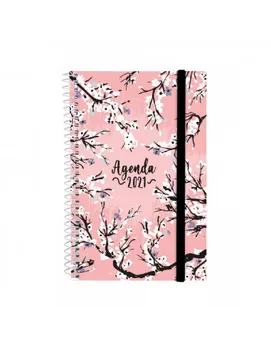 

Annual spiral AGENDA DESIGN Col. E5 SV 2021 SAKURA +