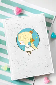 

Notepad in the cage shurmishur "signs of the Zodiac" (Lion Blonde)