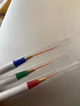 3 unids/set delineador para decoración de uñas pintura bolígrafo 3D consejos de acrílico DIY pinceles para Gel UV Kit de dibujo de línea de diseño francés de herramienta de la manicura