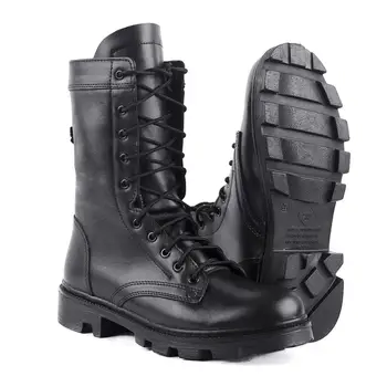 

DOF winter tactical ankle boots with fur soft leather hiking climbing shoes outdoor boots army fashion 0049/11 ZA