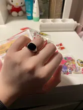 Anillo Vintage para hombre, anillos de esmalte, Punk, clásico, negro, piedras negras de imitación, anillo esmaltado