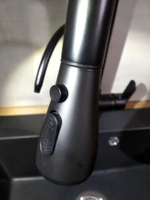 Grifos de cocina de purificación Rozin, grifo de filtro de agua de cocina extraíble negro, mezclador de 3 vías para cocina, grúa de pared
