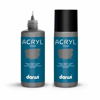 

Da0220080 acrylic paint opaque Opak, 80 ml, Darwi (156 dark gray)