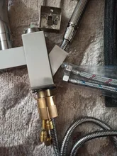 Onyzpily-grifo de cocina cromado Led extraíble, mezclador frío y caliente, 2 vías, 360 giratorio, montado en cubierta