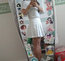 Vestido corto plisado de cintura alta para niñas, falda de tenis, uniforme con pantalones cortos interiores, ropa interior para bádminton, animadora