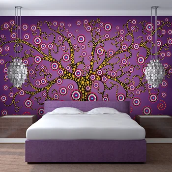 

Wall mural-abstract: Tree (purple)-250x193 cm