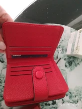 Billeteras de marca de lujo para mujer, Mini cerrojo monedero pequeño, rojo y negro, tarjetero, con cremallera, hebilla de cuero, novedad de 2021