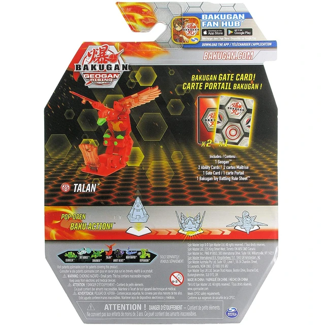 Bakugan Фигурка-Трансформер Геоган, Сезон 3, Talan - Action.