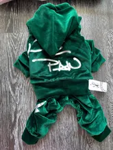 Coat Jumpsuit Clothing Puppy-Fleece Hoodie Apparel Pet-Dog Winter New Warm Velvet