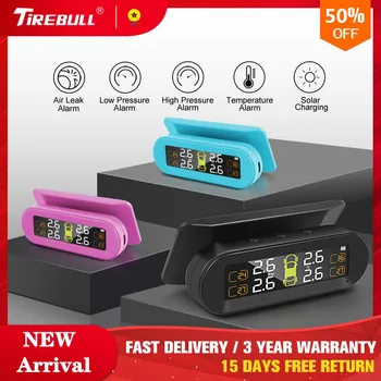 

External Sensor Car Folded TPMS Explosion Proof Tire Pressure Monitoring System 3.5Bar Solar+USB Charging Auto Accessories