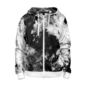 

Children's sweatshirt 3D with zipper smoke