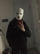 Máscara de cobertura de la cara completa, gorro de Pasamontañas de punto de 3 agujeros, táctica del ejército CS, para invierno, esquí, ciclismo, gorro, bufanda, mascarilla facial cálida