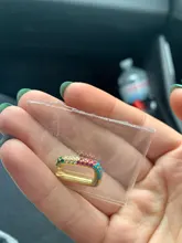 ZHUKOU-pendientes de cristal de circonia cúbica para mujer, Clips para las orejas, pendientes sin perforaciones, color dorado/plateado, modelo: VE125, 1 pieza, 2020