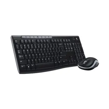 

Keyboard and Optical Mouse Logitech 920-004513 2,4 GHz Black Wireless