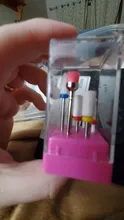 Juego de brocas de cerámica de diamante para uñas, máquina de manicura, accesorios de uñas, limas eléctricas para uñas, 7 Uds.